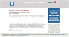 Desktop Screenshot of grychtol.rejestracja24.net