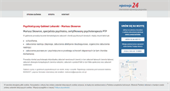 Desktop Screenshot of mariuszskowron.rejestracja24.net